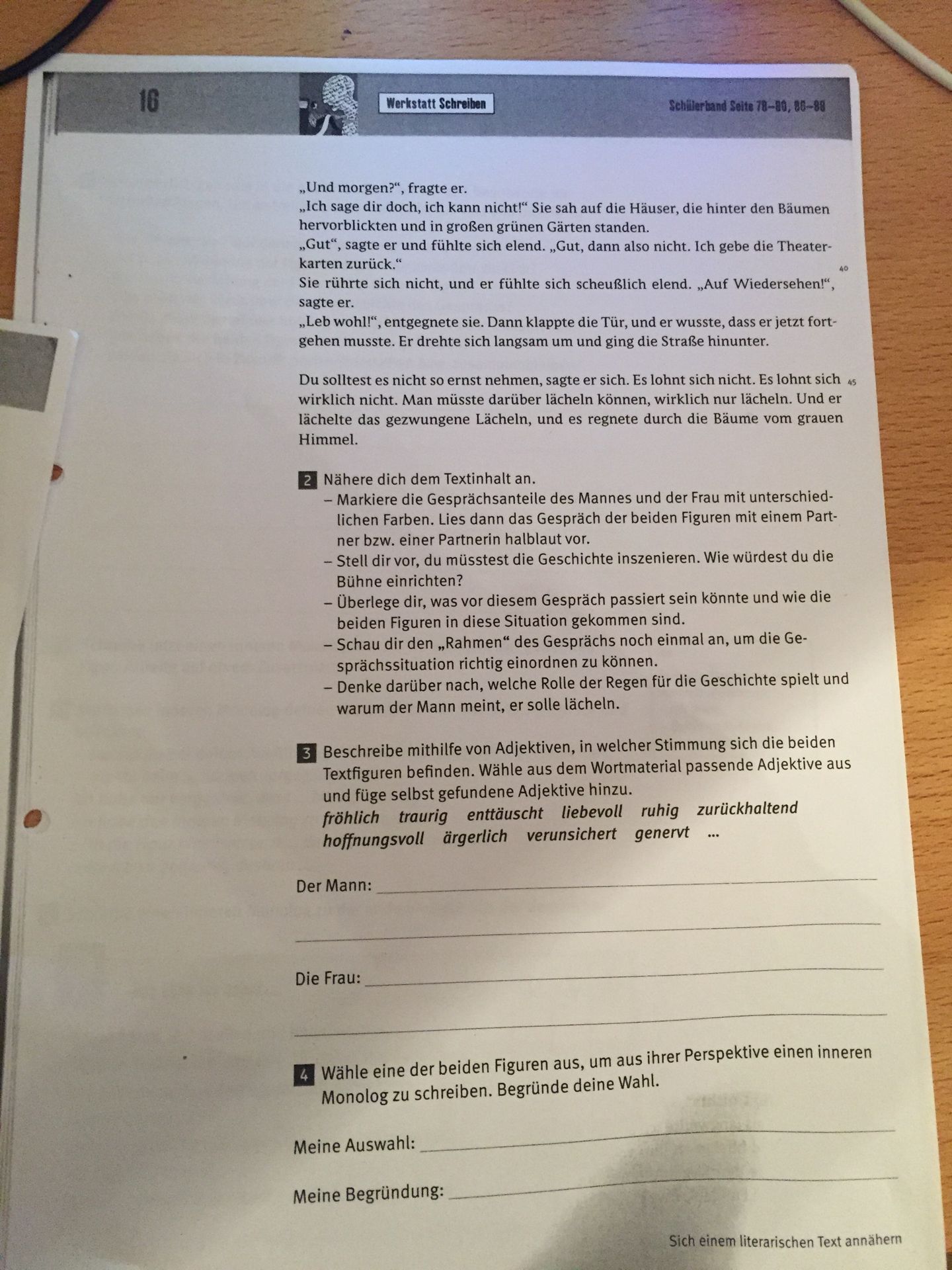 Innere Monolog Gostudent