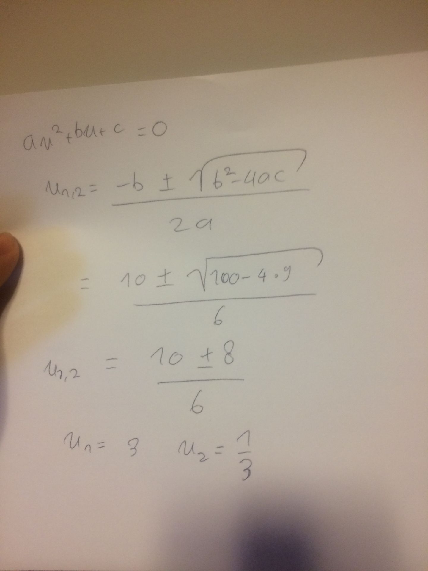 3x 2 10x 3 0 GoStudent