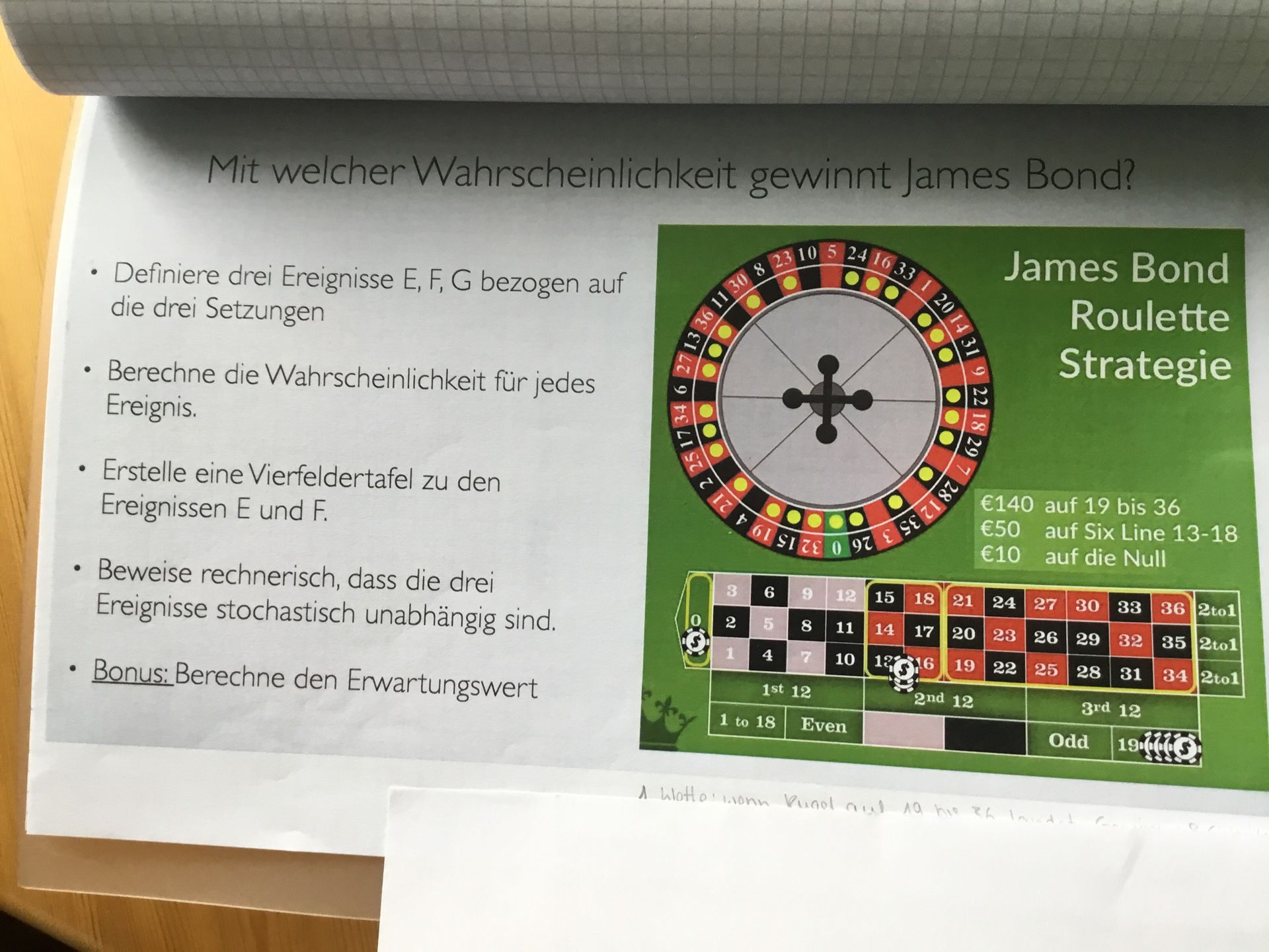 Hallo, kann mir jemand bei der vierten Aufgabe helfen ...