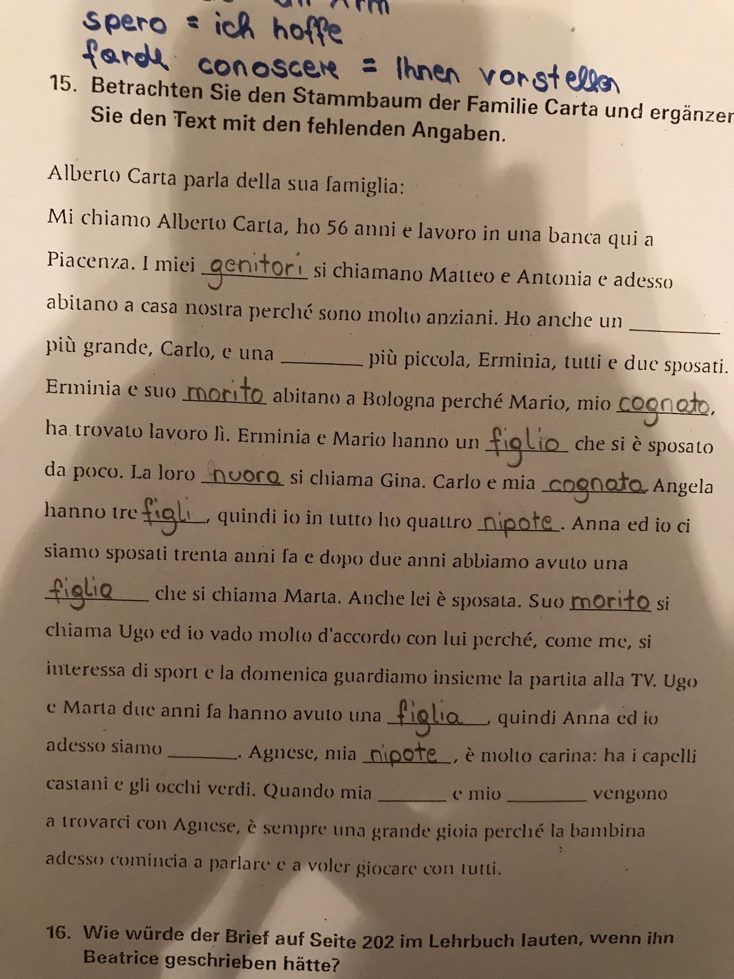 Italienisch Hilfe Italienisch Hilfe