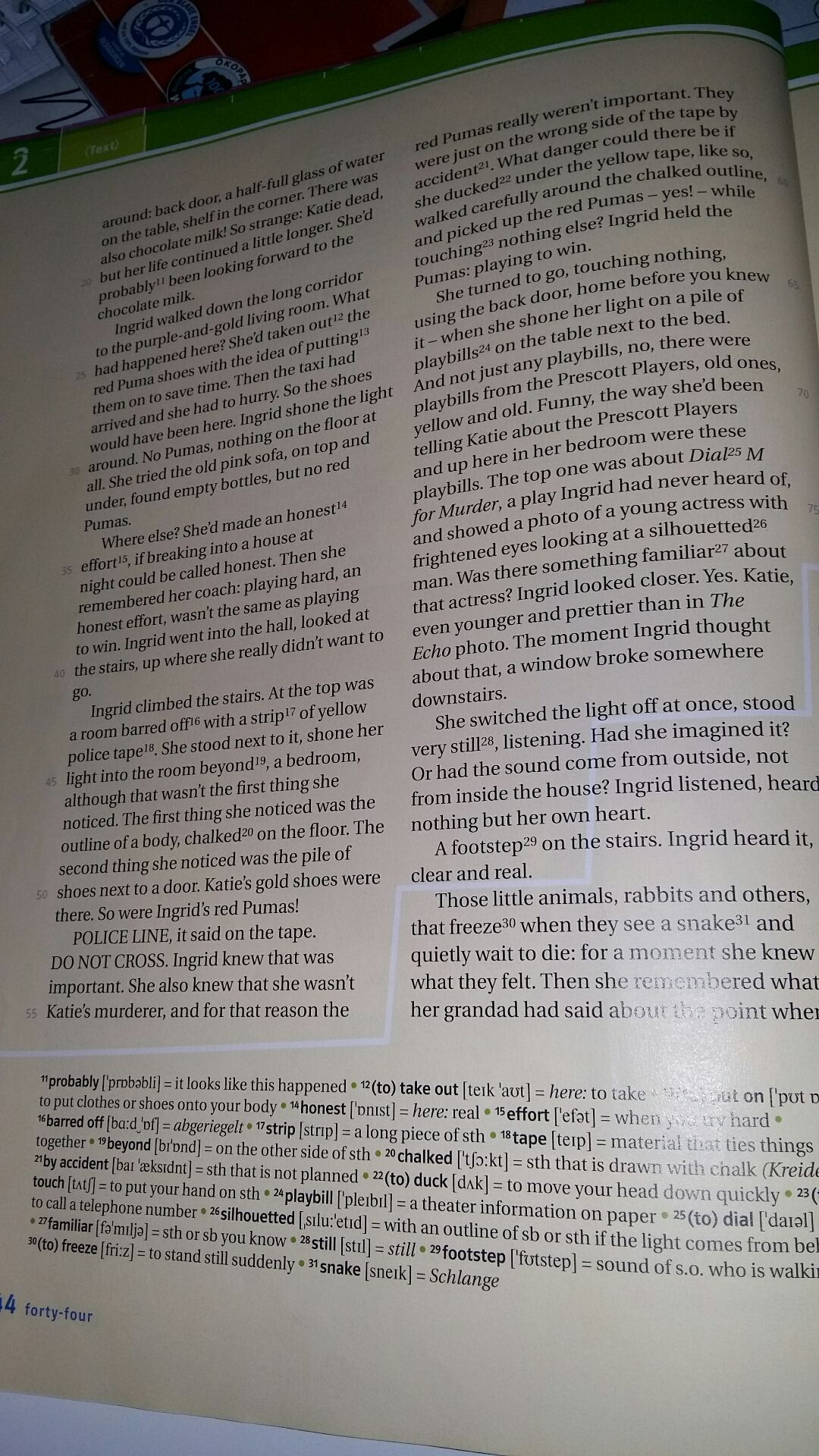 Continuous writing example picture