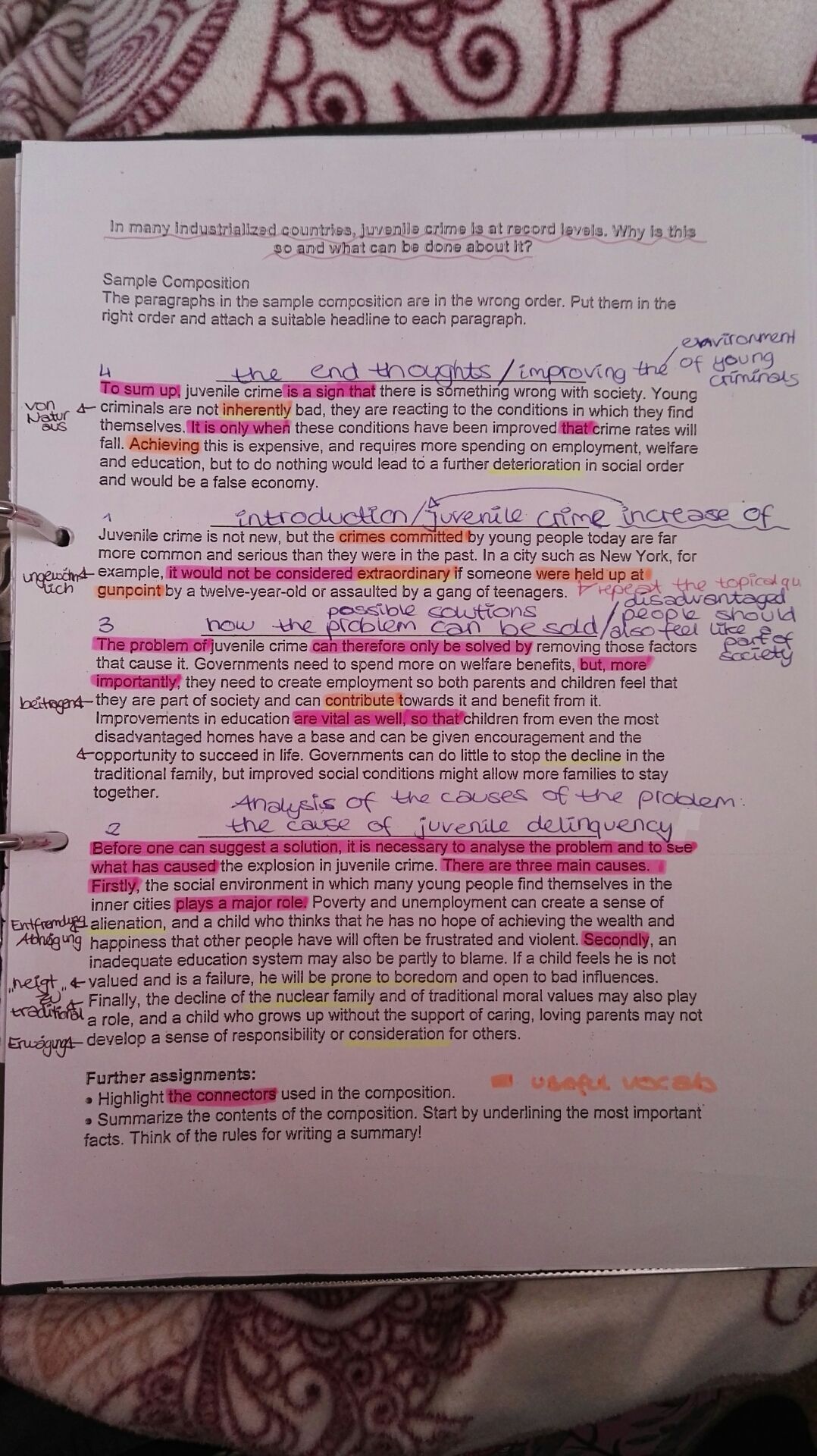 Essay auf deutsch picture