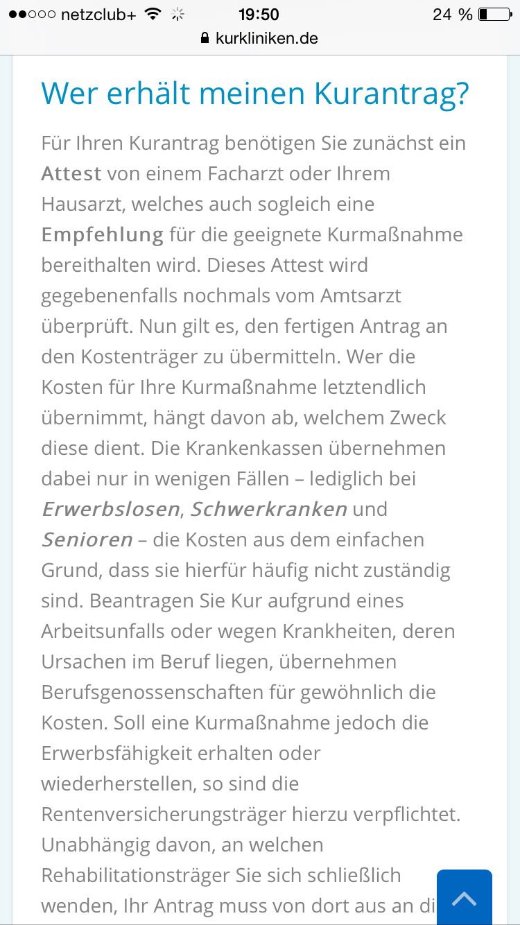 Wisst Ihr Wo Ich Eine Kur Beantragen Kann Gostudent