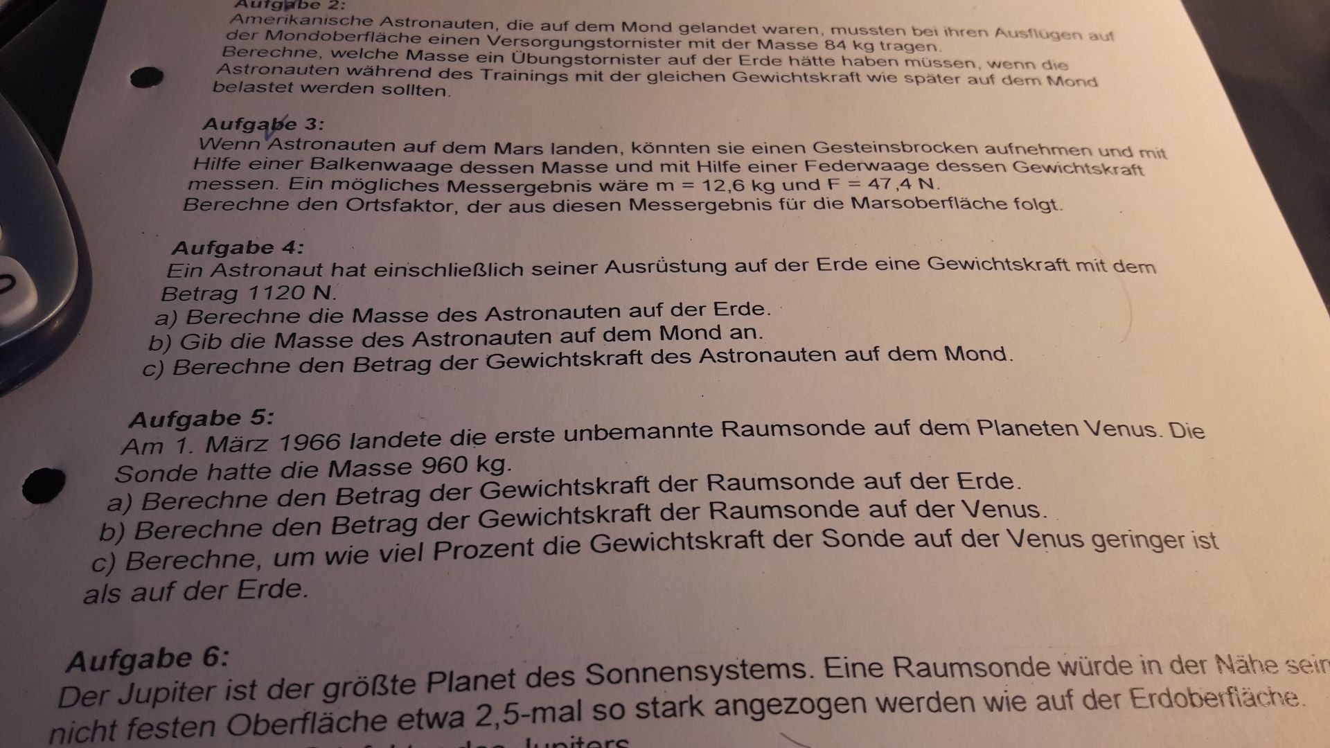 Berechnen der Gewichtskraft | GoStudent