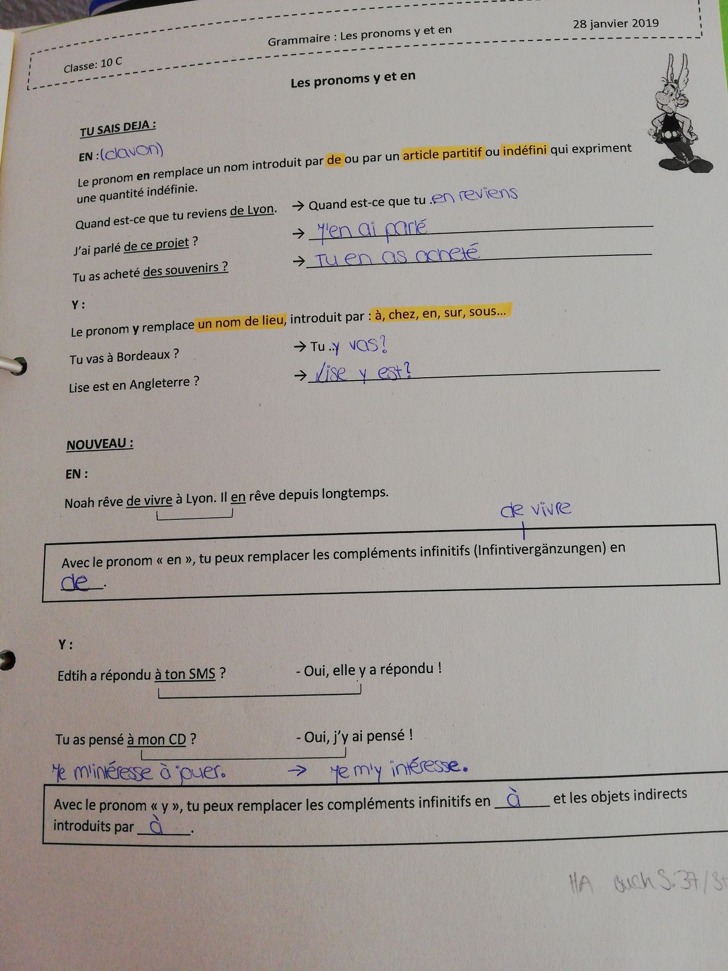Wann Benutzt Man Y Und Wann En Gostudent