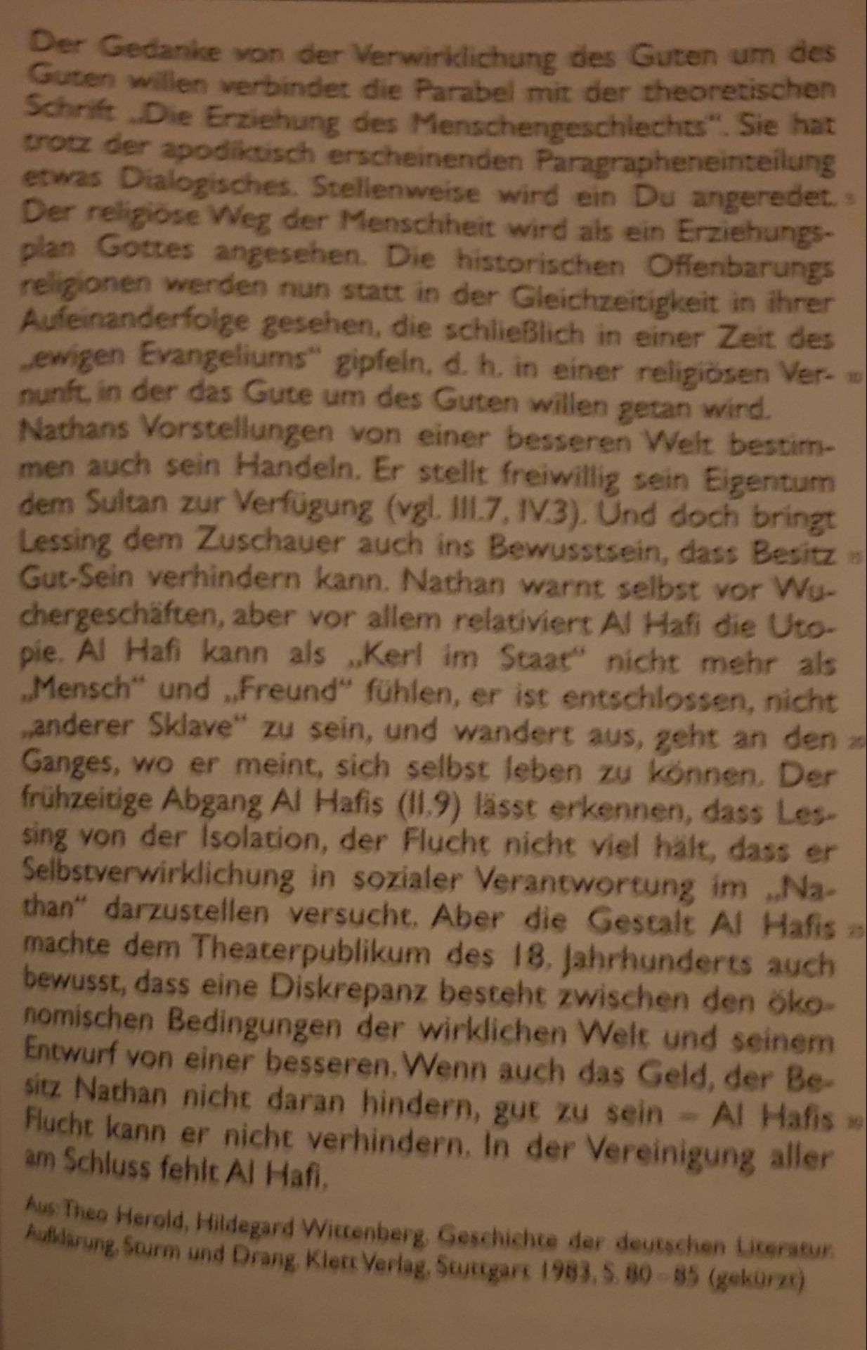 Nathan Der Weise 2 Aufzug Zusammenfassung