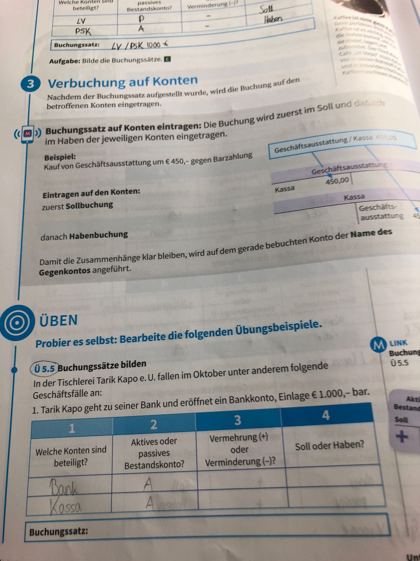 Ich verstehe nicht,wie das geht und was ich da ausfüllen ...