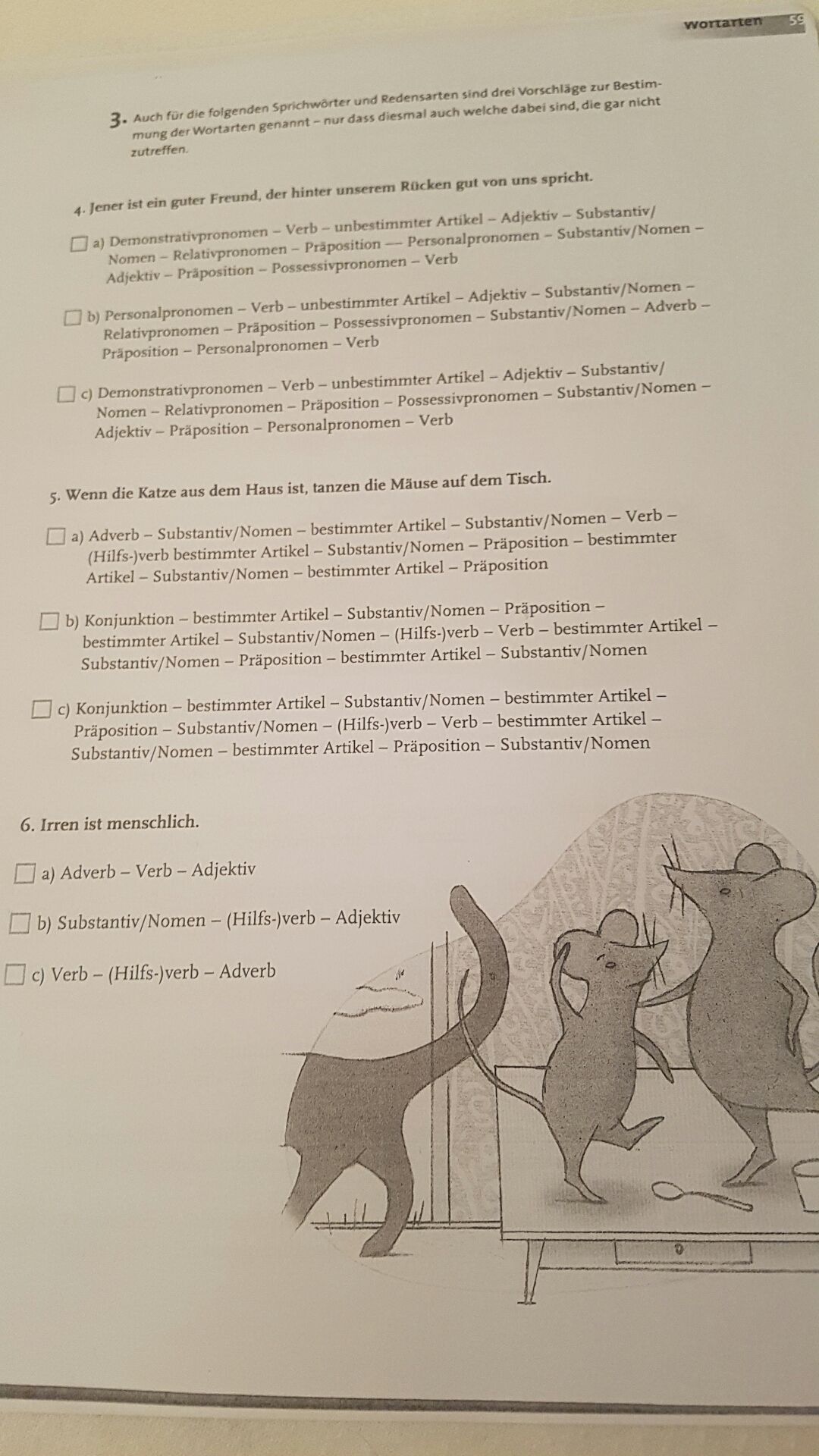 Wortarten Gostudent
